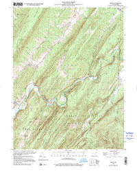 Baker West Virginia Historical topographic map, 1:24000 scale, 7.5 X 7.5 Minute, Year 1999