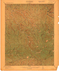 Bald Knob West Virginia Historical topographic map, 1:62500 scale, 15 X 15 Minute, Year 1912