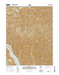 Bancroft West Virginia Current topographic map, 1:24000 scale, 7.5 X 7.5 Minute, Year 2016