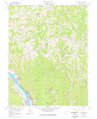 Bancroft West Virginia Historical topographic map, 1:24000 scale, 7.5 X 7.5 Minute, Year 1958