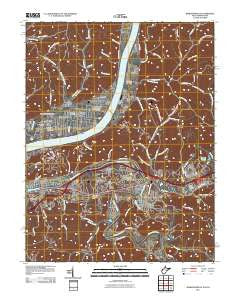 Barboursville West Virginia Historical topographic map, 1:24000 scale, 7.5 X 7.5 Minute, Year 2011