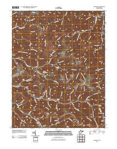 Barnabus West Virginia Historical topographic map, 1:24000 scale, 7.5 X 7.5 Minute, Year 2011