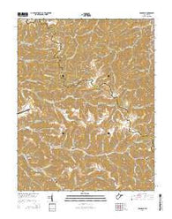 Barnabus West Virginia Historical topographic map, 1:24000 scale, 7.5 X 7.5 Minute, Year 2014