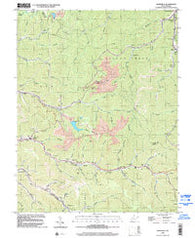 Barnabus West Virginia Historical topographic map, 1:24000 scale, 7.5 X 7.5 Minute, Year 1996