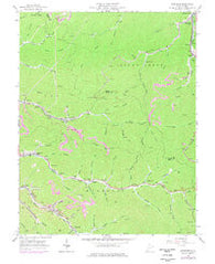 Barnabus West Virginia Historical topographic map, 1:24000 scale, 7.5 X 7.5 Minute, Year 1963