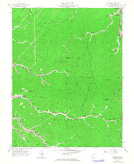 Barnabus West Virginia Historical topographic map, 1:24000 scale, 7.5 X 7.5 Minute, Year 1963