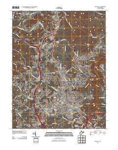 Beckley West Virginia Historical topographic map, 1:24000 scale, 7.5 X 7.5 Minute, Year 2011