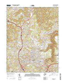 Beckley West Virginia Historical topographic map, 1:24000 scale, 7.5 X 7.5 Minute, Year 2014