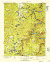 Beckley West Virginia Historical topographic map, 1:62500 scale, 15 X 15 Minute, Year 1929