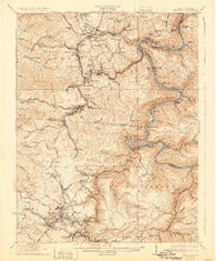 Beckley West Virginia Historical topographic map, 1:62500 scale, 15 X 15 Minute, Year 1932