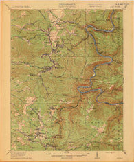 Beckley West Virginia Historical topographic map, 1:62500 scale, 15 X 15 Minute, Year 1913