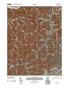 Beckwith West Virginia Historical topographic map, 1:24000 scale, 7.5 X 7.5 Minute, Year 2011