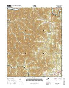 Beckwith West Virginia Historical topographic map, 1:24000 scale, 7.5 X 7.5 Minute, Year 2014
