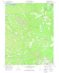 Beckwith West Virginia Historical topographic map, 1:24000 scale, 7.5 X 7.5 Minute, Year 1969