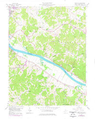 Beech Hill West Virginia Historical topographic map, 1:24000 scale, 7.5 X 7.5 Minute, Year 1957