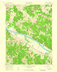Beech Hill West Virginia Historical topographic map, 1:24000 scale, 7.5 X 7.5 Minute, Year 1957