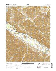 Beech Hill West Virginia Current topographic map, 1:24000 scale, 7.5 X 7.5 Minute, Year 2016