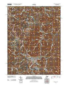 Belington West Virginia Historical topographic map, 1:24000 scale, 7.5 X 7.5 Minute, Year 2011