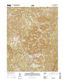 Belington West Virginia Historical topographic map, 1:24000 scale, 7.5 X 7.5 Minute, Year 2014