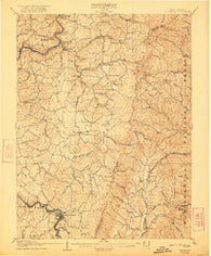 Belington West Virginia Historical topographic map, 1:62500 scale, 15 X 15 Minute, Year 1907