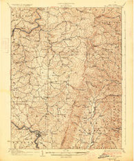 Belington West Virginia Historical topographic map, 1:62500 scale, 15 X 15 Minute, Year 1927