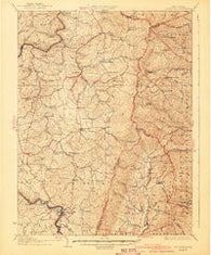 Belington West Virginia Historical topographic map, 1:62500 scale, 15 X 15 Minute, Year 1941