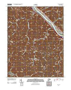 Belle West Virginia Historical topographic map, 1:24000 scale, 7.5 X 7.5 Minute, Year 2011