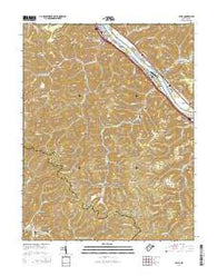 Belle West Virginia Historical topographic map, 1:24000 scale, 7.5 X 7.5 Minute, Year 2014