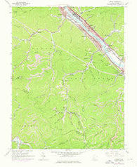 Belle West Virginia Historical topographic map, 1:24000 scale, 7.5 X 7.5 Minute, Year 1965