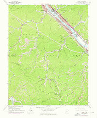 Belle West Virginia Historical topographic map, 1:24000 scale, 7.5 X 7.5 Minute, Year 1965
