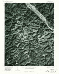 Belle West Virginia Historical topographic map, 1:24000 scale, 7.5 X 7.5 Minute, Year 1977