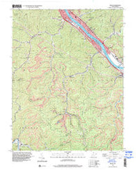 Belle West Virginia Historical topographic map, 1:24000 scale, 7.5 X 7.5 Minute, Year 1996
