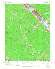 Belle West Virginia Historical topographic map, 1:24000 scale, 7.5 X 7.5 Minute, Year 1965