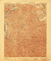 Belleville West Virginia Historical topographic map, 1:62500 scale, 15 X 15 Minute, Year 1906