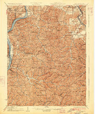 Belleville West Virginia Historical topographic map, 1:62500 scale, 15 X 15 Minute, Year 1926