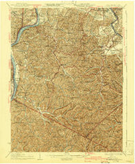Belleville West Virginia Historical topographic map, 1:62500 scale, 15 X 15 Minute, Year 1926