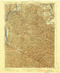 Belleville West Virginia Historical topographic map, 1:62500 scale, 15 X 15 Minute, Year 1926