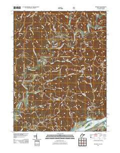 Belmont West Virginia Historical topographic map, 1:24000 scale, 7.5 X 7.5 Minute, Year 2011