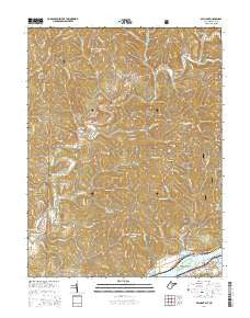 Belmont West Virginia Historical topographic map, 1:24000 scale, 7.5 X 7.5 Minute, Year 2014