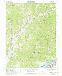 Belmont West Virginia Historical topographic map, 1:24000 scale, 7.5 X 7.5 Minute, Year 1969
