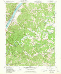 Bens Run West Virginia Historical topographic map, 1:24000 scale, 7.5 X 7.5 Minute, Year 1960