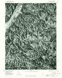 Bens Run West Virginia Historical topographic map, 1:24000 scale, 7.5 X 7.5 Minute, Year 1975