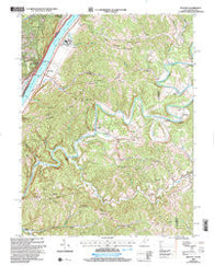 Bens Run West Virginia Historical topographic map, 1:24000 scale, 7.5 X 7.5 Minute, Year 2002