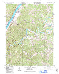 Bens Run West Virginia Historical topographic map, 1:24000 scale, 7.5 X 7.5 Minute, Year 1994
