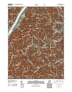 Bens Run West Virginia Historical topographic map, 1:24000 scale, 7.5 X 7.5 Minute, Year 2011