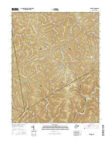 Bentree West Virginia Current topographic map, 1:24000 scale, 7.5 X 7.5 Minute, Year 2016