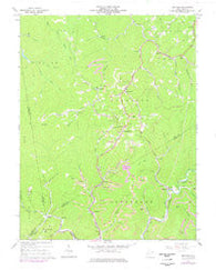 Bentree West Virginia Historical topographic map, 1:24000 scale, 7.5 X 7.5 Minute, Year 1967