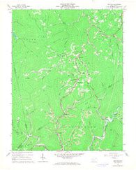 Bentree West Virginia Historical topographic map, 1:24000 scale, 7.5 X 7.5 Minute, Year 1967