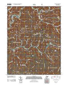 Bergoo West Virginia Historical topographic map, 1:24000 scale, 7.5 X 7.5 Minute, Year 2011