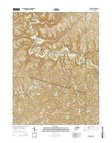 Bethany West Virginia Historical topographic map, 1:24000 scale, 7.5 X 7.5 Minute, Year 2014